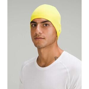 NWD Lululemon Men's Cold Terrain Run Beanie One Size Sonic Yellow